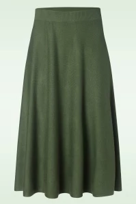 Knit Dream Skirt In Forest Green 3 Knit Dream Skirt In Forest Green
