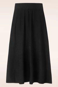 Knit Dream Skirt In Black 4 Knit Dream Skirt In Black - Image 2