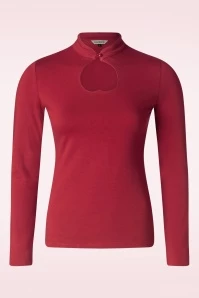 Tear Drop Top In Red