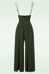 Vixen Kourt Trousers In Olive