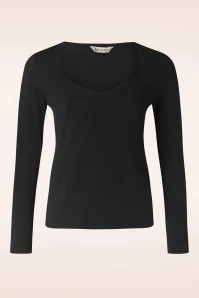 San Sweetheart Top In Black