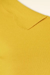 Sweet Scallop Jumper In Mustard 5 Sweet Scallop Jumper In Mustard - Image 3