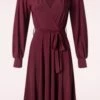 Ruby Swing Dress In Wine -King Louie Shop 245909 Vintage Chic 48195 Dress Wine Red Swing 08212023 407W category