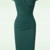 Sadie Pencil Dress In Forest Green -King Louie Shop 245949 Vintage Chic 48199 Dress Pencil Forest Green 08212023 404W category