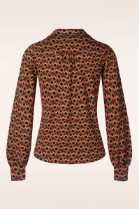 King Louie Carina Quentin Blouse In Black 6 King Louie Carina Quentin Blouse In Black - Image 4