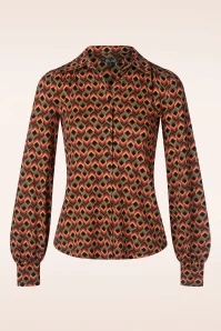 King Louie Carina Quentin Blouse In Black 5 King Louie Carina Quentin Blouse In Black - Image 3