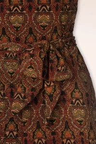 King Louie Marty Mystic Halter Jumpsuit In Spicy Brown 7 King Louie Marty Mystic Halter Jumpsuit In Spicy Brown - Image 5