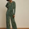 King Louie Lee Glam Jumpsuit In Dragonfly Green -King Louie Shop 246014 king louie 46992 Jumpsuit Glam Dragonfly Green 021L category