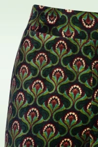 King Louie Jubilee Border Flared Pants In Pine Green 7 King Louie Jubilee Border Flared Pants In Pine Green - Image 5