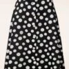 Vixen Paige Polkadot Skirt In Black 2 Vixen Paige Polkadot Skirt In Black -King Louie Shop 246102 voodoo vixen 47942 Button Front Big Polka Dot Skirt 20230605 500W category