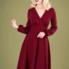 50s Helaine Swing Dress In Wine Red 1 50s Helaine Swing Dress In Wine Red -King Louie Shop 246112 Vintage Chic 31812 Swingdress Wine Red 10022019 040M category