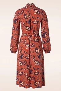 King Louie Phoebe Cecilia Dress In Spicy Brown 6 King Louie Phoebe Cecilia Dress In Spicy Brown - Image 4