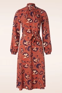 King Louie Phoebe Cecilia Dress In Spicy Brown 5 King Louie Phoebe Cecilia Dress In Spicy Brown - Image 3