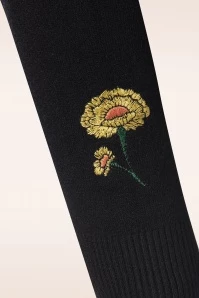 Vixen Peacock Floral Embroidered Cardigan In Black 5 Vixen Peacock Floral Embroidered Cardigan In Black - Image 3