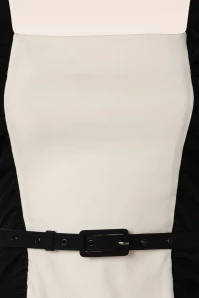 Vixen Raelynn Ruched Bodycon Dress In Black And White 5 Vixen Raelynn Ruched Bodycon Dress In Black And White - Image 3