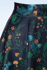 Vixen Peacock Swing Skirt In Blue 5 Vixen Peacock Swing Skirt In Blue - Image 3