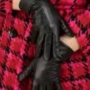 Verona Leather Gloves In Black -King Louie Shop 246334 Amici 48126 Black Lether Gloves 20230823 006 category