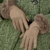 Elodie Gloves In Camel -King Louie Shop 246346 Amici 48121 Brown Faux fur Gloves 20230823 006 category