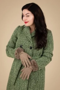 Elodie Gloves In Camel 4 Elodie Gloves In Camel - Image 2