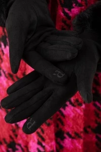 Elodie Gloves In Black 5 Elodie Gloves In Black - Image 3