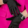 Zelia Gloves In Black
