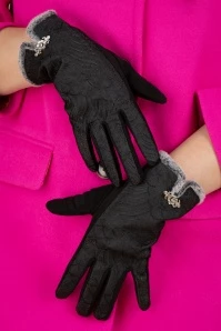 Zelia Gloves In Black