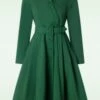 Topvintage Exclusive ~ Lorin Tiffany Swing Trenchcoat In Dark Green 2 Topvintage Exclusive ~ Lorin Tiffany Swing Trenchcoat In Dark Green -King Louie Shop 246377 Miss Candyfloss 48537Coat TV Exclusive Green 08252023 406W category
