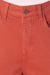 Blutsgeschwister Yes, We Flare Trousers In Mermaid Hair Deep Red 5 Blutsgeschwister Yes, We Flare Trousers In Mermaid Hair Deep Red - Image 3