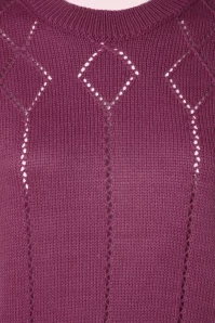 Frances Short Sleeve Pullover Jumper In Fuchsia Pink 5 Frances Short Sleeve Pullover Jumper In Fuchsia Pink - Image 3