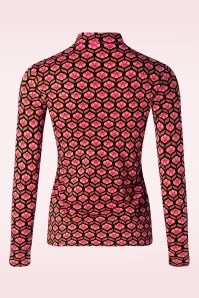 Blutsgeschwister Lonely Lips Turtleneck Top In I Am Posh 4 Blutsgeschwister Lonely Lips Turtleneck Top In I Am Posh - Image 2