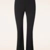 Zoey Flared Trouser In Black -King Louie Shop 246565 Vintage Chic 48295Trousers Pants Flared Black 08252023 405W category