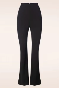 Zoey Flared Trouser In Black