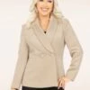 Ruth Coat In Beige -King Louie Shop 246566 Hearts And Roses 48241 Coat Short Beige 230705 004W category