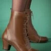 40s Fabian Leather Ankle Booties In Brandy -King Louie Shop 246585 Miz Mooz 30051 Fabian Boot Brandy 20190618 010W category