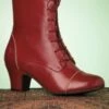 40s Fabian Leather Ankle Booties In Red -King Louie Shop 246587 Miz Mooz 33968 Boots Fabian Red 20200708 012w category