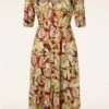 Vixen Tarot Print Midi Dress In Multi -King Louie Shop 246595 Vixen 47915 Swingdress Tarot Beige Midi 230829 003W category