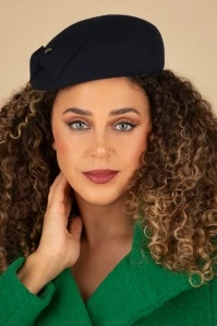 Lena Cap In Navy -King Louie Shop 246610 Bronte 47283 Muts Hat Navy Blue 230829 401 category