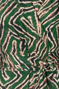 Charlotte Geometric Dress In Green 5 Charlotte Geometric Dress In Green - Image 3