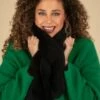 Brielle Scarf In Black -King Louie Shop 246658 Amici 48117 Scarf Black Fluffy 230829 401 category