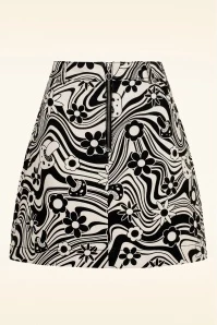 Bunny Penny Mini Skirt In Ivory