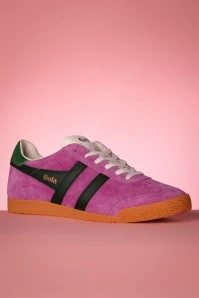 Gola Elan Suede Sneakers In Fuchsia 4 Gola Elan Suede Sneakers In Fuchsia - Image 2