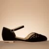 Serpente Suedine Flats In Black -King Louie Shop 246685 Charlie Stone 48763 Black Shoes Serpente Flats 230830 402 category