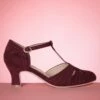 London Luxe T-Strap Heels In Wine -King Louie Shop 246689 Charlie Stone 48764 Red Shoes Serpente Flats 230830 402W category