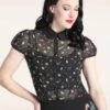Bunny Natalie Blouse In Black