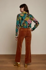 King Louie Winona Lovechild Blouse In Antique Green 4 King Louie Winona Lovechild Blouse In Antique Green - Image 2