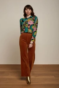 King Louie Winona Lovechild Blouse In Antique Green 3 King Louie Winona Lovechild Blouse In Antique Green