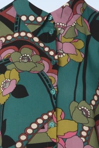 King Louie Winona Lovechild Blouse In Antique Green 7 King Louie Winona Lovechild Blouse In Antique Green - Image 5