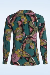 King Louie Winona Lovechild Blouse In Antique Green 6 King Louie Winona Lovechild Blouse In Antique Green - Image 4