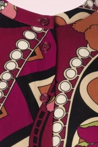 King Louie Stella Lovechild Maxi Dress In Cabernet Red 7 King Louie Stella Lovechild Maxi Dress In Cabernet Red - Image 5