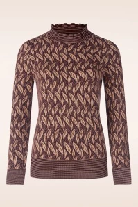 King Louie Jada Sunmoon Sweater In Grape Red 4 King Louie Jada Sunmoon Sweater In Grape Red - Image 2